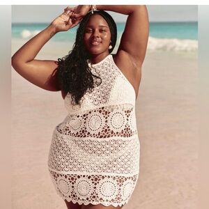 Crochet swim cover up